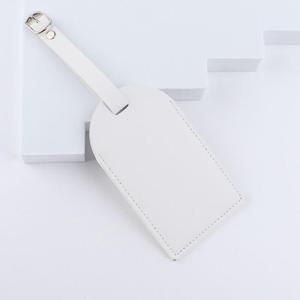 Étiquettes de bagage personnalisées en cuir véritable souple, les plus populaires, avec boucle, pour valises et sacs de voyage - Product Image 3