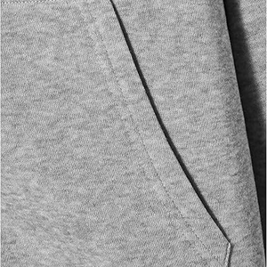 TANVEX Sudaderas con capucha personalizadas de tejido grueso con cremallera bidireccional para hombre, sudaderas lisas extragrandes de felpa gruesa - Product Image 6