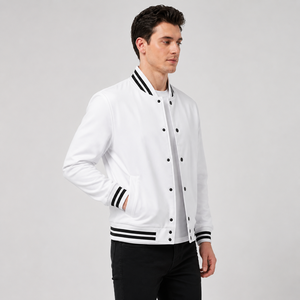 <b>Mens</b> classic varsity <b>jacket</b> designed with versatile comfort and athletic charm <b>for</b> urban casual travel and modern daily fashion - Product Image 2