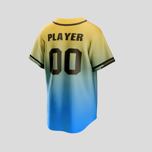 เสื้อเบสบอล Cheervar สีไล่ระดับ พิมพ์ลายแบบ Sublimated ระบายอากาศได้ดี ซับเหงื่อ แห้งไว แขนสั้น สำหรับผู้ใหญ่ ใส่ได้ทั้งชายและหญิง เหมาะสำหรับกีฬาฤดูหนาว - Product Image 4