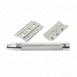 Maquinilla de Afeitar de Seguridad de Doble Filo de Acero Inoxidable Premium, Herramienta de Afeitado en Húmedo Reutilizable para Hombres - Product Image 5