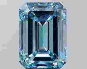 Diamante Cultivado en Laboratorio Azul Intenso de 2.50 Ct con Certificación IGI, Corte Esmeralda, VS1, Excelente, Diamante Suelto para Joyería, Anillo de Compromiso - Product Image 1