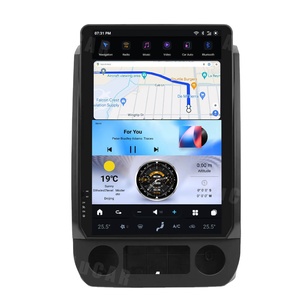 Reproductor Multimedia DVD AuCar de 14.4 Pulgadas con Android 13 Estilo Tesla y Navegación <span class=keywords><strong>GPS</strong></span> para <span class=keywords><strong>Ford</strong></span> <span class=keywords><strong>F150</strong></span> 2015-2021, Radio Estéreo con Video para Automóvil - Product Image 1