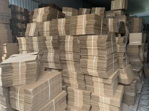 กล่องกระดาษคราฟท์ทรงสี่เหลี่ยมเปิดด้านบน กล่องบรรจุภัณฑ์สีน้ำตาล กล่องกระดาษแข็งสำหรับจัดเก็บและขนส่ง - Product Image 6