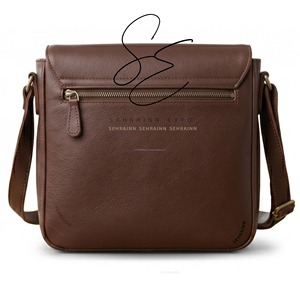 <b>Vintage</b> Real Leather Messenger Bag Western Classic Crossbody Shoulder Bag 2026 Satchel Bag with Adjustable Strap Unisex <b>Purse</b> - Product Image 4