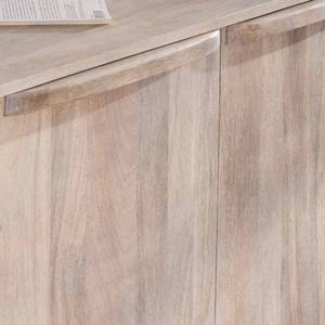 Vandana Crystal Element 3-door <b>sideboard</b>, 175cm, in solid mango wood with rounded sides, Manon - Product Image 6