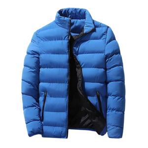 Chaqueta de Invierno para Hombre, Blanca, con Capucha, Impermeable, con Cierre Frontal, Logotipo, Casual, de Alta Calidad, Acolchada, Térmica, Tipo Parka - Product Image 1