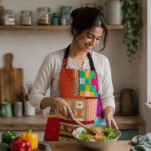 Wholesale Price Pure Cotton Chef <b>Apron</b> Custom Logo Bib <b>Apron</b> for Restaurant & Home <b>Kitchen</b> - Product Image 1