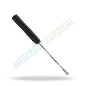 Râpe orthopédique à plaque terminale simple face en acier inoxydable pour chirurgie de la colonne vertébrale, 15 et 18 pouces - Product Image 4