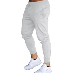 2025 hommes décontracté coton Baggy pantalon haute qualité toile léger Logo personnalisé mi-taille droite motif coupe-vent bas - Product Image 4