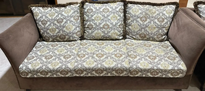 Sofá moderno para sala de estar de la mejor calidad con cojines suaves y cómodos, juego de sofás contemporáneo de tela con estructura de madera. - Product Image 6
