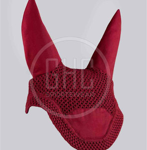 Soft Mesh Riding Design For Horse Stable Comfort Wear Smart Fit Horse Ear <b>Bonnet</b> Modern Finish Horse Ear <b>Bonnet</b> - Product Image 2