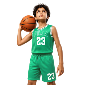 Uniforme de baloncesto personalizado por sublimación para jóvenes, con nombre y número, conjunto de ropa deportiva para equipos, OEM, conjunto de camiseta y pantalones cortos para niños, unisex. - Product Image 1