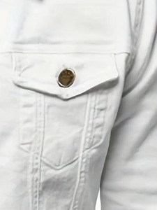 Classic <b>Men</b> <b>Denim</b> <b>Jacket</b> Regular Fit Comfortable Durable Cotton Blend Ideal for Office Casual Travel and Daily - Product Image 4