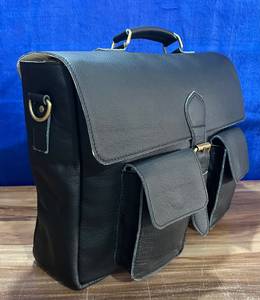 Leder-Kuriertasche Groß Langlebig mit Reißverschluss für Geschäftszwecke Alle Jahreszeiten Herrenstil Handgefertigt <span class=keywords><strong>RABADA</strong></span> - Product Image 2