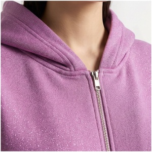 <b>Women</b> Eco-Friendly Streetwear Hooded Tracksuit Set Full <b>Zip</b> Sweatshirt Joggers Casual Autumn Wear Heat-Transfer Print Front Logo - Product Image 4