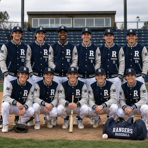 RANCHARD SPORTS Premium <b>Baseball</b> Varsity <b>Jacket</b> <b>Men's</b> Eco-Friendly Breathable Quick Dry Polyester/Cotton Shell Custom Logo Front - Product Image 3