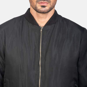 Blouson bomber personnalisé avec logo OEM imprimé pour hommes, veste d'hiver décontractée respirante à séchage rapide pour hommes avec poches, personnalisable - Product Image 6