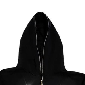 Sudadera con capucha y cremallera completa para hombre con logotipo personalizado de diamantes de imitación, moda de invierno, informal, estilo hip hop, deportiva, de secado rápido, tejido de alta calidad - Product Image 3