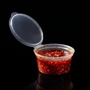 Gobelet à sauce jetable en PP transparent Elite Merchant 1oz avec couvercle anti-fuite, couleurs personnalisées, OEM ODM, échantillon disponible, Vietnam - Product Image 1