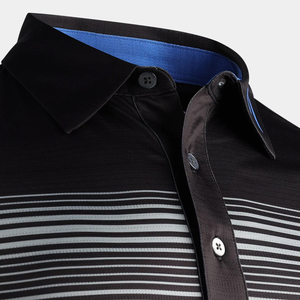 Nouveaux polos personnalisés de qualité supérieure pour hommes, couleur unie, avec fonction anti-plis, pour votre propre design de logo - Product Image 2