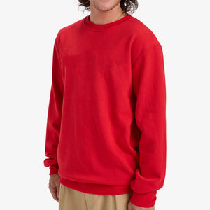 เสื้อสเวตเตอร์คอตตอนคุณภาพสูง ผลิตตามสั่ง พร้อมปักโลโก้ สำหรับผู้ชาย แบบเรียบง่าย คอกลม สีเทา ถักนิตติ้ง สวมหัว - Product Image 2