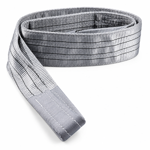 Eslinga de elevación plana de 4 toneladas, 100 mm × 5 m, resistente a la abrasión, de poliéster reforzado con ojales para elevación de equipos pesados - Product Image 6