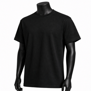 เสื้อยืดทรงโอเวอร์ไซส์ OEM แบบ Boxy Fit ผ้าฝ้าย 100% หนัก GSM สไตล์สตรีทแวร์ ผลิตตามสั่ง ราคาโรงงาน ขายส่ง - Product Image 2