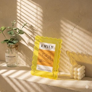 Cadre photo élégant en acrylique miroir, accessoire décoratif pour la maison - Product Image 3