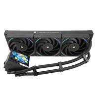 Refroidisseur liquide AIO Mjolnir Vision 360 BLACK ARGB 360 mm avec écran LCD IPS 3,5 pouces pour informations système, compatible Intel LGA 1851 AM5 PC