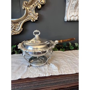 Luxury Antique Style Stainless Steel Chafing Dish with Lid Vintage <b>Buffet</b> Food <b>Warmer</b> Serving Dish Hotel Catering Tableware - Product Image 2
