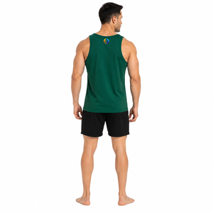 Camiseta deportiva transpirable para hombre con diseño minimalista, ideal para el fin de semana, paseos de verano y uso diario. - Product Image 3