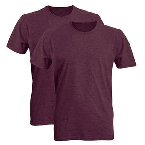 Camiseta de manga corta con cuello redondo para hombre, 100% poliéster, 240g, transpirable, ecológica, con logotipo personalizado e impresión, diseño en blanco. - Product Image 3