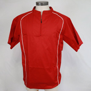 Custom Logo Baseball Cage Jacket Short Sleeve <b>Athletic</b> Practice Top In Unique Style And Best Quality - Product Image 2