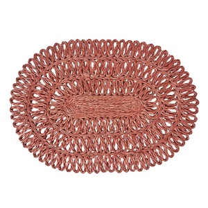 Manteles individuales ovalados de algas marinas, vajilla sostenible y decoración de mesa para la vida moderna, disponibles para venta al por mayor - Product Image 1