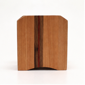 Handcrafted Vertical Wooden Napkin <b>Holder</b> Mixed Hardwood Striped Design <b>Tissue</b> Paper Stand For <b>Kitchen</b> Dining Table & Home Decor - Product Image 5