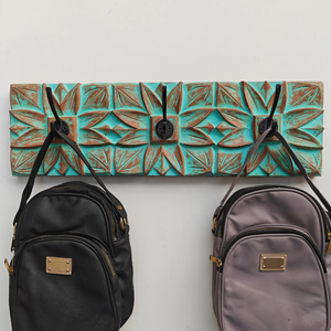 Smart Art Wood Carving <b>Key</b> Hanger 3 <b>Hooks</b> <b>Wall</b> Hangings Wooden <b>Wall</b> Mount <b>Key</b> Hanger <b>Wall</b> Personalized <b>Key</b> Racks Engineered Wood - Product Image 2