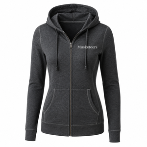 Hoodies décontractés pour femmes de couleur unie, avec logo brodé personnalisé, pull à manches longues et coupe courte pour femmes - Product Image 6