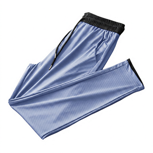 Pantalon de survêtement droit pour homme, taille mi-haute, élastique, décontracté, avec poches latérales, respirant, écologique, séchage rapide, léger - Product Image 3