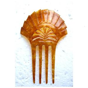 Peigne à cheveux authentique en corne de buffle, style français, écologique, pour usage domestique, brillance naturelle et douce, fait main, tendance - Product Image 2