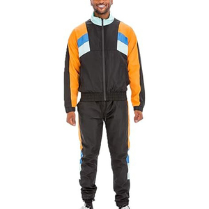 Ensemble de survêtement pour homme avec veste zippée, coupe-vent, logo personnalisé, streetwear, grandes tailles, jogging, vêtements de sport - Product Image 1