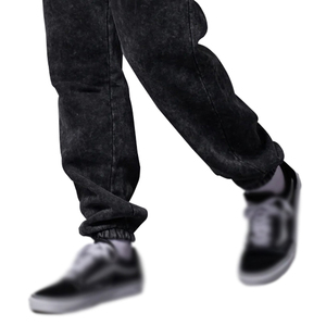 Pantalon de jogging homme délavé à l'acide, effet vintage soleil, à prix abordables et faible MOQ - Product Image 4