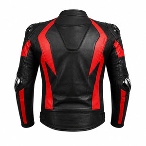 Blouson de moto en cuir PU imprimé pour homme, chaud, coupe-vent, respirant, anti-UV, ignifuge, pour motocross et course - Product Image 6