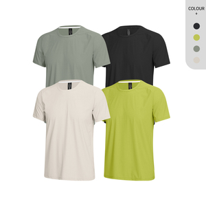 T-shirt de sport léger, personnalisé, à séchage rapide, anti-plis, pour la course, la gym et l'entraînement musculaire pour hommes - Product Image 3