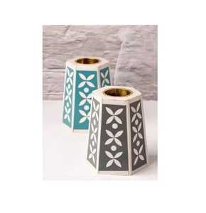Nouvel ensemble de plateaux incrustés de os spécial Ramadan 2023, avec diffuseur d'encens et vase en bois et acrylique, motif étoile anis, pour aromathérapie religieuse - Product Image 4
