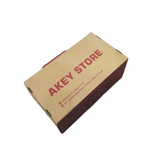 Custom Recyclable Eco-Friendly Corrugated Board Luxury Self-Erecting Packaging Box Handle Varnishing for <b>Shoes</b> Clothing <b>Socks</b> - Product Image 5