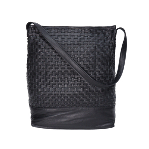 Sac fourre-tout en cuir véritable tissé de luxe pour femmes |   Sac fourre-tout en cuir tressé fait main |   Fabricant OEM ODM - Product Image 1