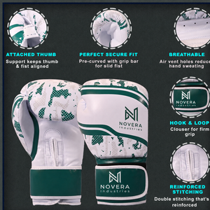 Gants de boxe personnalisés avec logo, lacets, doigts entièrement couverts, pour Sanda, Kickboxing, Muay Thai, entraînement, sparring, arts martiaux, protection sportive - Product Image 3