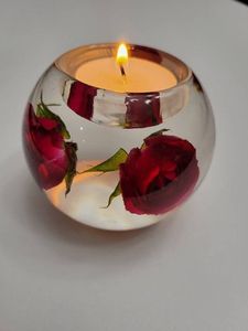 Classic <b>Resin</b> Candle Holder Beautiful Table Decoration Piece For Weddings Celebrations And Home Styling - Product Image 4