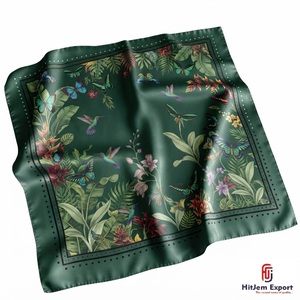 Écharpe carrée personnalisée de qualité supérieure, accessoires de mode légers, fabricant OEM ODM, produits en tissu personnalisés de Taïwan, vente en gros - Product Image 2